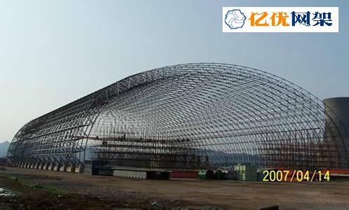 青铜峡料棚网架